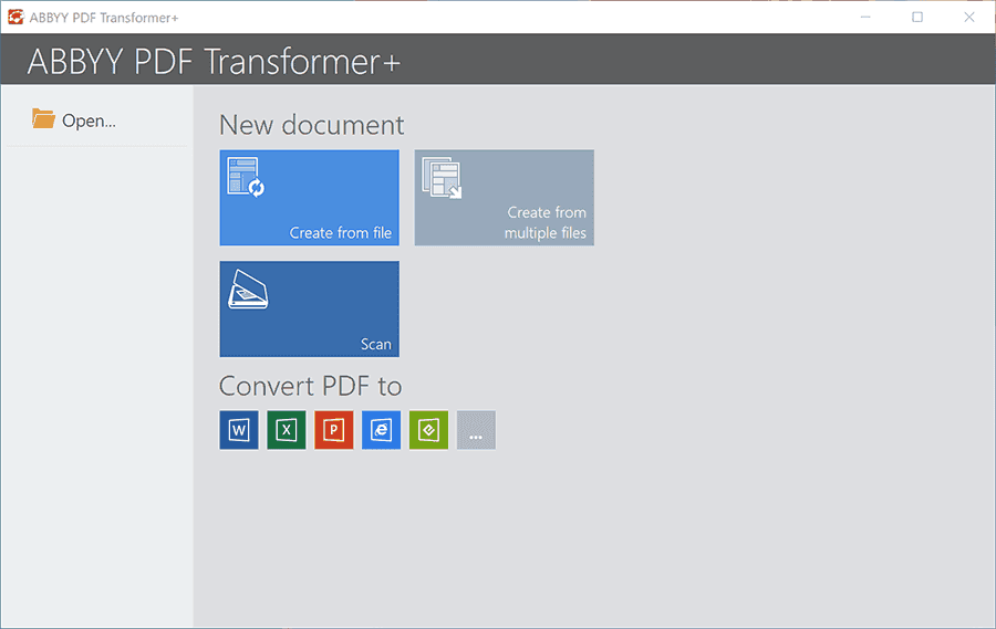 ABBYY PDF Transformer 12 (Full) ภาพหน้าจอโปรแกรม ABBYY PDF Transformer 12 (Full)