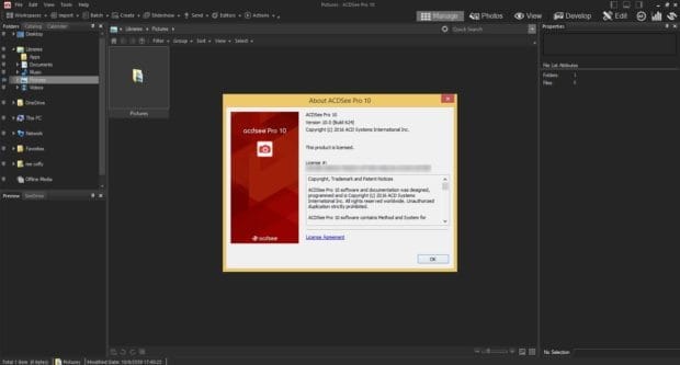 ภาพประกอบการใช้งานโปรแกรม ACDSee Pro 10.4 [Full] One2up x86/x64 ลำดับที่ 2
