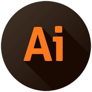 Adobe Illustrator CS6 โลโก้ของโปรแกรม Adobe Illustrator CS6