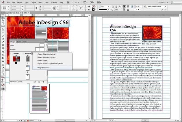 ภาพประกอบการใช้งานโปรแกรม Adobe InDesign CS6 ลำดับที่ 2