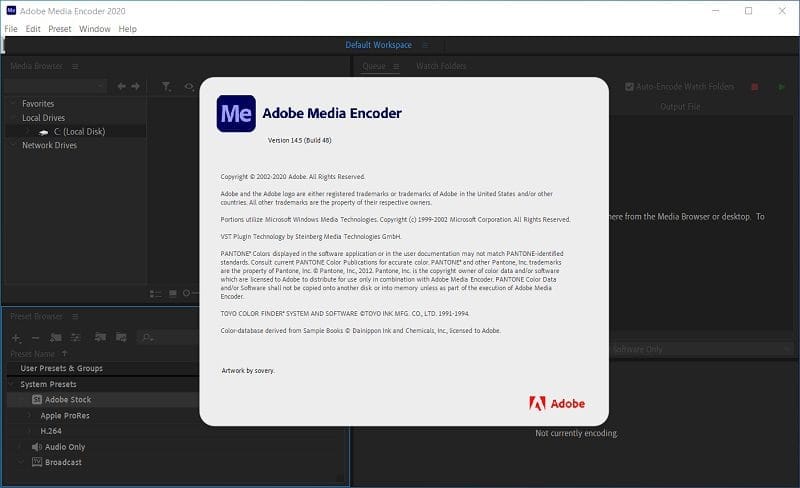 ภาพประกอบการใช้งานโปรแกรม Adobe Media Encoder 2022 ลำดับที่ 5