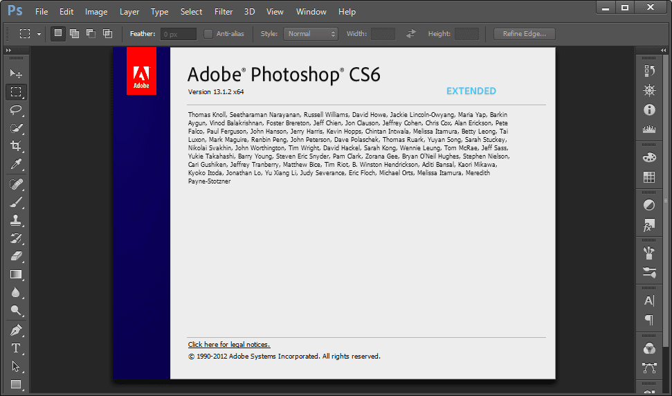 ภาพประกอบการใช้งานโปรแกรม Adobe Photoshop CS6 Extended ลำดับที่ 3