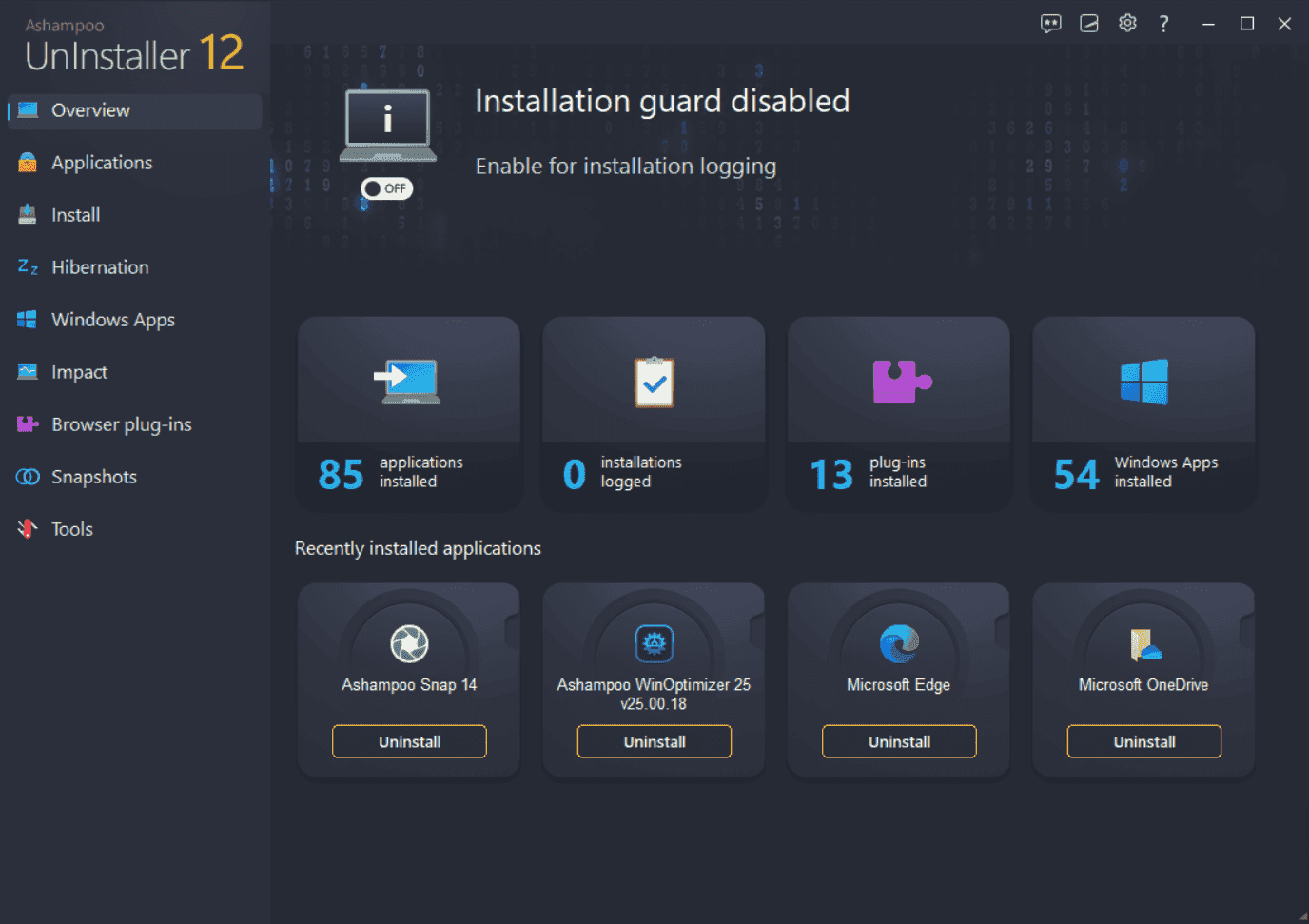 Ashampoo UnInstaller 12 Screenshot 2