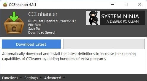 ภาพประกอบการใช้งานโปรแกรม CCEnhancer 4.5.7 ลำดับที่ 2