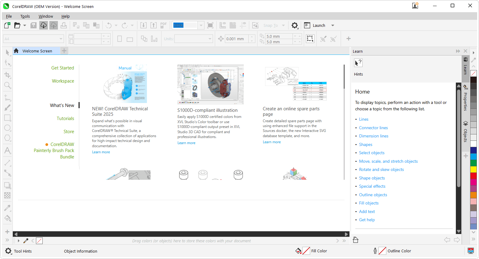 ภาพประกอบการใช้งานโปรแกรม CorelDRAW 2025 v26.2.0.170 ลำดับที่ 2