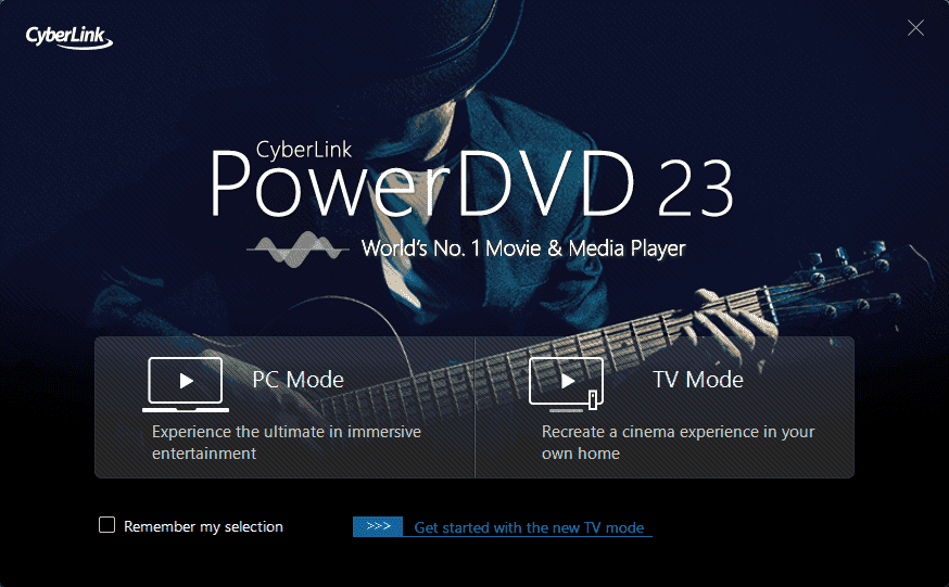 ภาพประกอบการใช้งานโปรแกรม CyberLink PowerDVD 24 ลำดับที่ 2