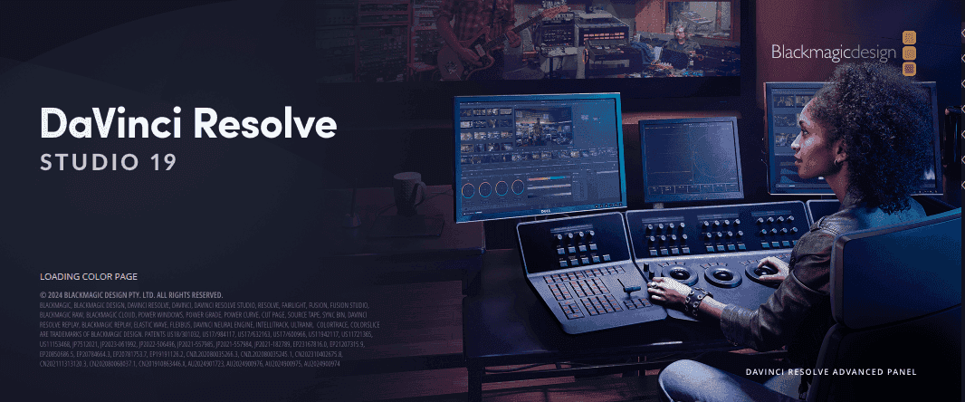 DaVinci Resolve Studio 19 Screenshot