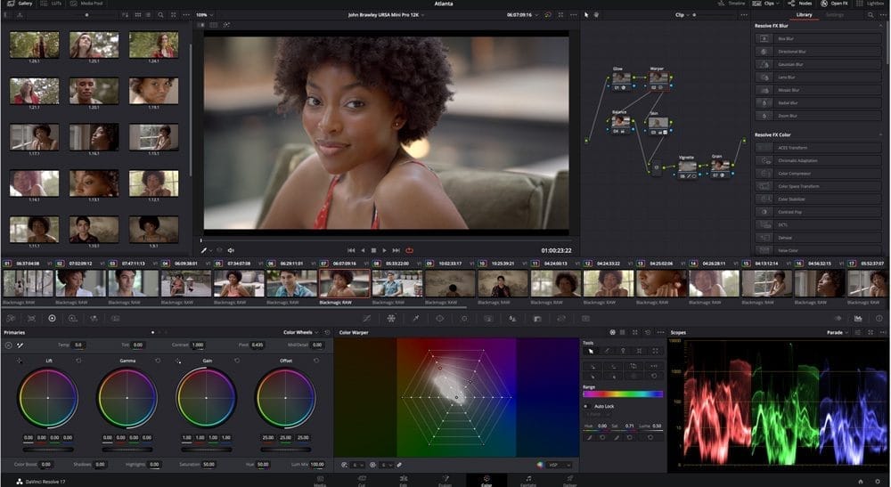 ภาพประกอบการใช้งานโปรแกรม DaVinci Resolve 17.4.6 (Full) ลำดับที่ 2
