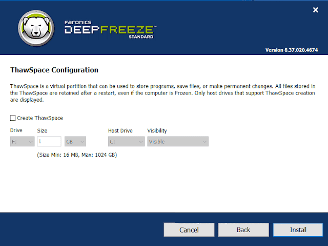 ภาพประกอบการใช้งานโปรแกรม Deep Freeze 8.71 Standard (Full) ลำดับที่ 2