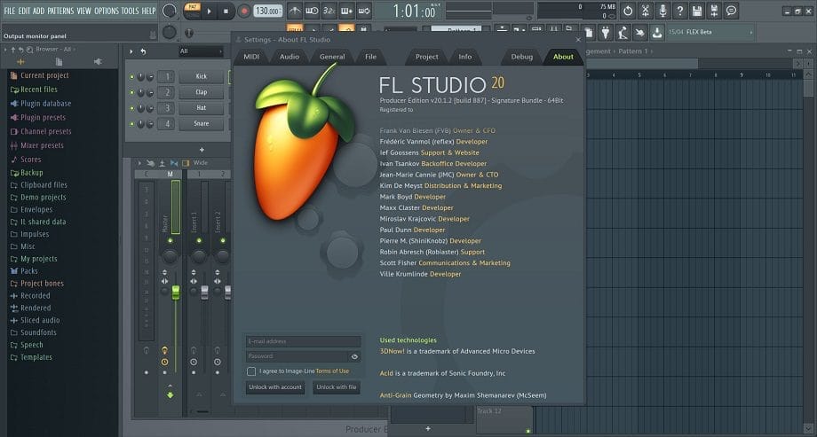 ภาพประกอบการใช้งานโปรแกรม FL Studio 24.2.1.4526 ลำดับที่ 2