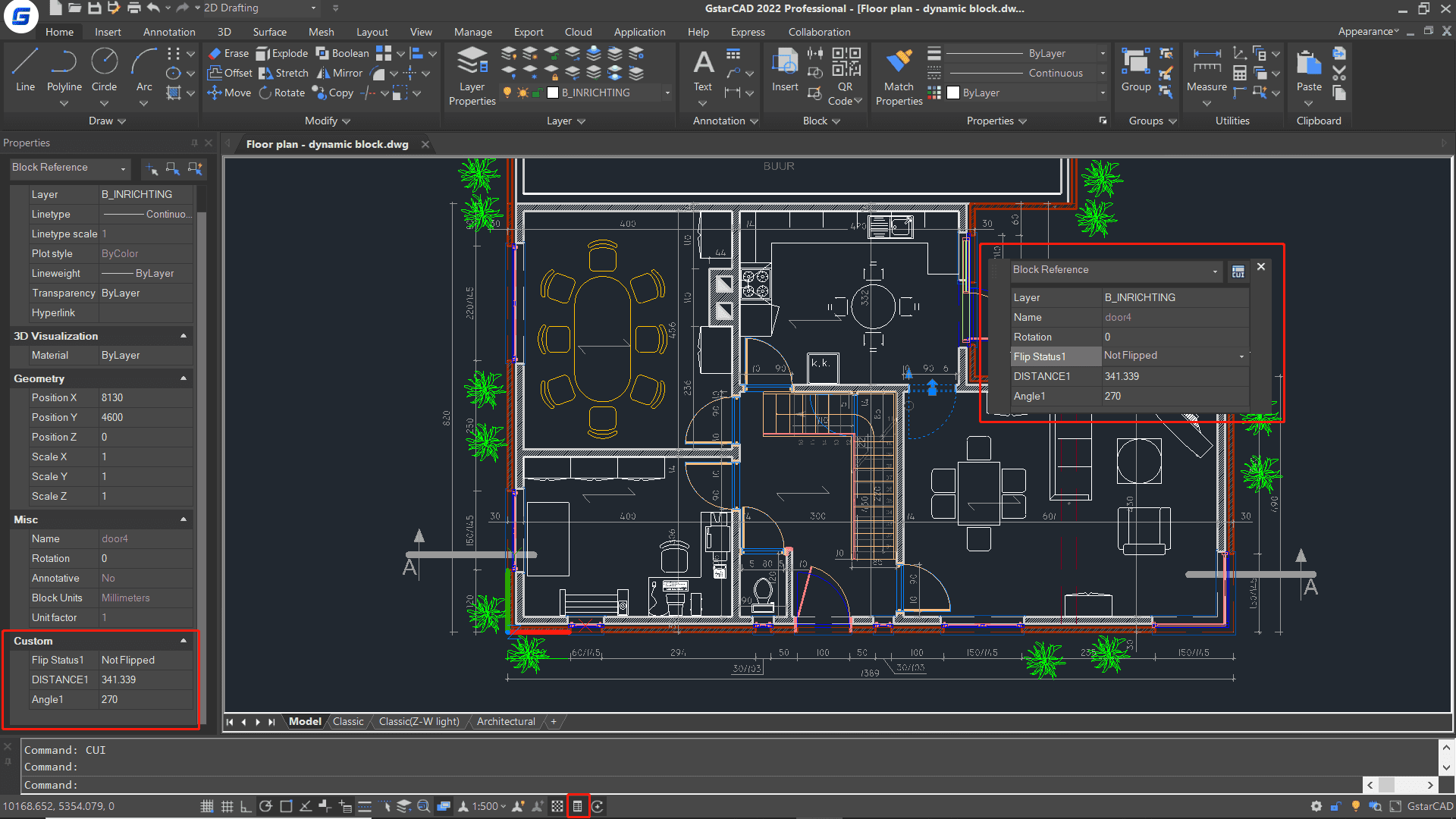 หน้าจอการใช้งานของโปรแกรม GstarCAD 2026.3 Pro