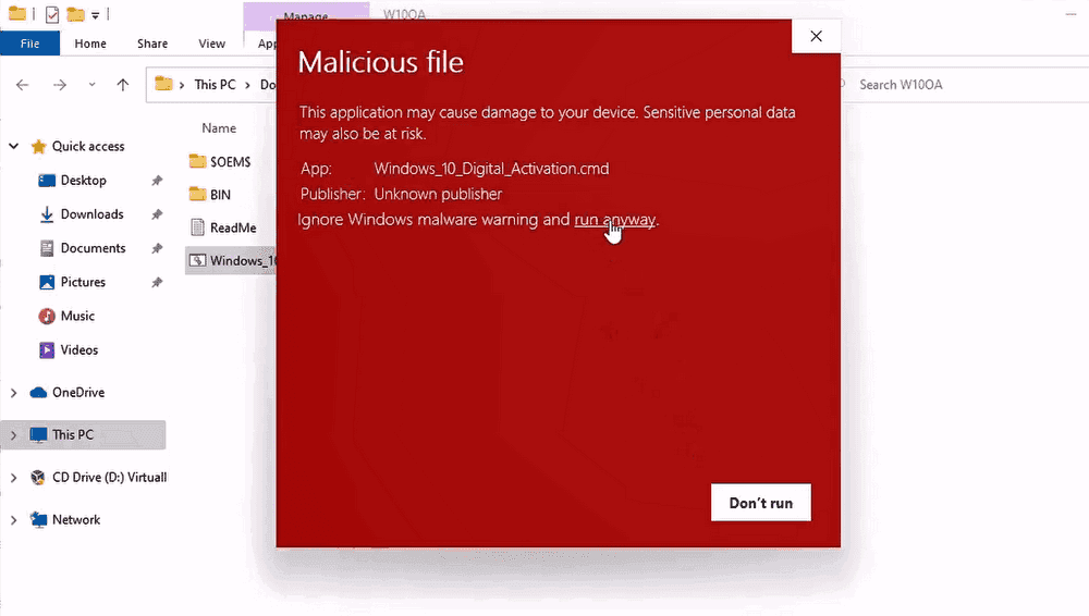 ภาพประกอบการใช้งานโปรแกรม วิธีการ Activate Windows 11 ถาวร แบบ Digital License ง่ายๆ ลำดับที่ 4