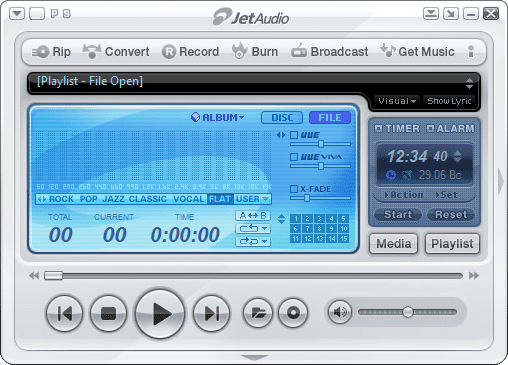JetAudio Plus 8.1.11.22010 ภาพหน้าจอโปรแกรม JetAudio Plus 8.1.11.22010