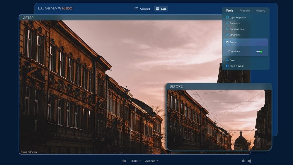 ภาพประกอบการใช้งานโปรแกรม Luminar Neo 1.28.0 ลำดับที่ 2
