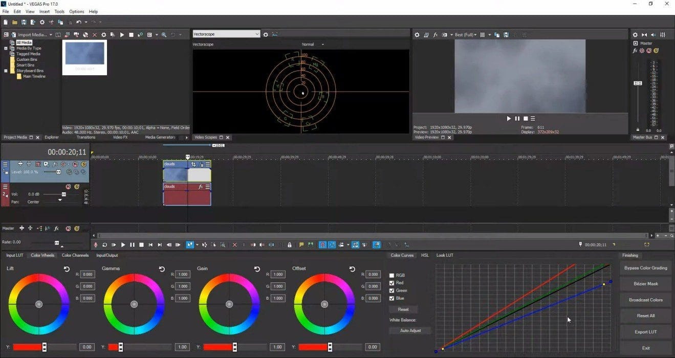 ภาพประกอบการใช้งานโปรแกรม VEGAS Pro 17.0.0.452 (Full) Free Permanent Professional Video Editing ลำดับที่ 2