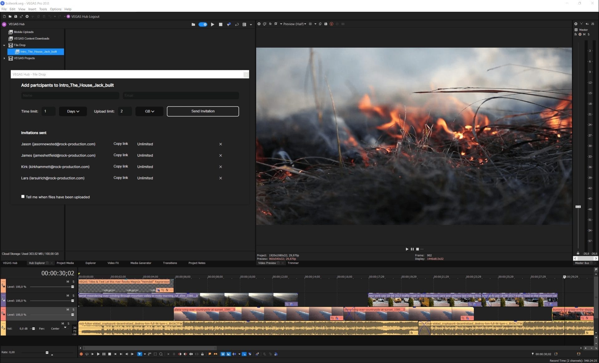 ภาพประกอบการใช้งานโปรแกรม VEGAS Pro 20.0.0.411 (Full) Free Permanent Download - Professional Vid ลำดับที่ 4