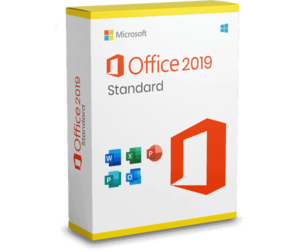 Microsoft Office 2019 Pro Plus โลโก้ของโปรแกรม Microsoft Office 2019 Pro Plus