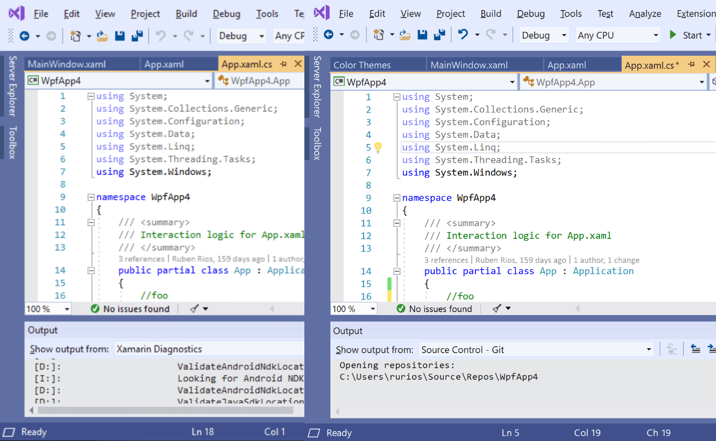 หน้าจอการใช้งานของโปรแกรม Visual Studio 2022 Enterprise v17.7.3 (Full)