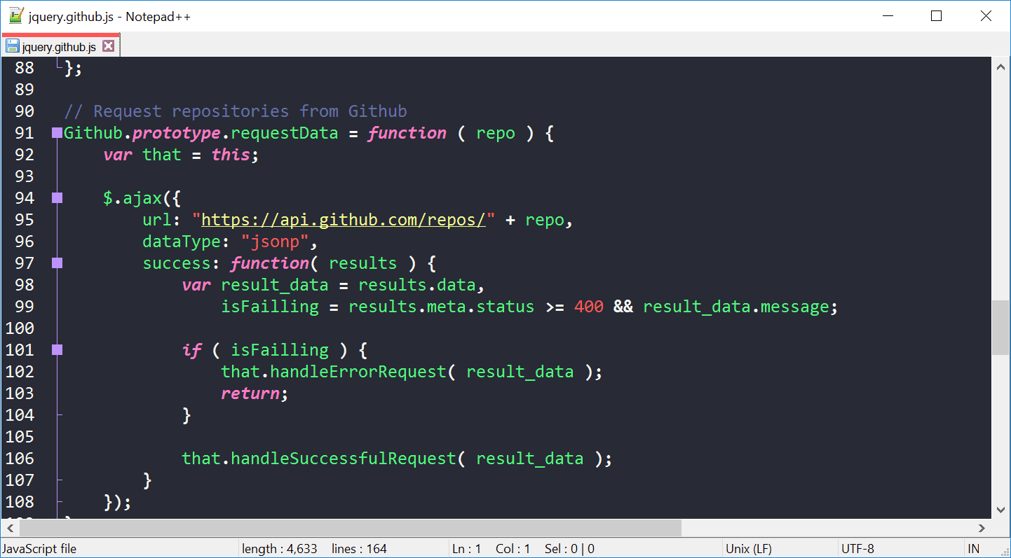 ภาพประกอบการใช้งานโปรแกรม Notepad++ 8.9.7 ลำดับที่ 2