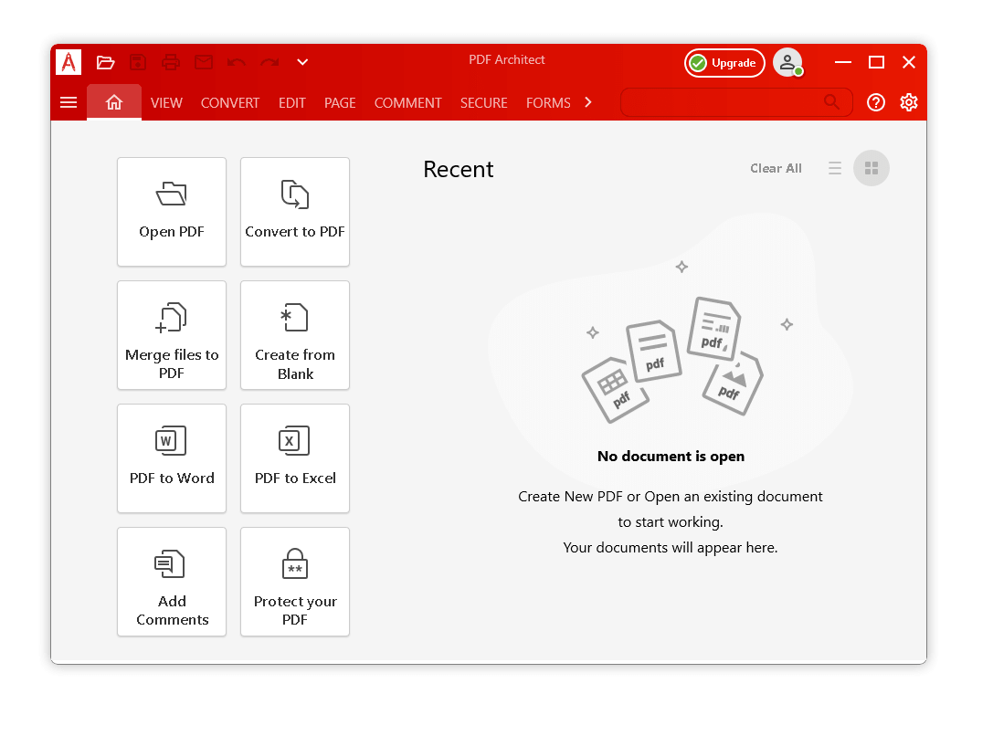 ภาพประกอบการใช้งานโปรแกรม PDF Architect Pro 9.1.133.23134 ลำดับที่ 3