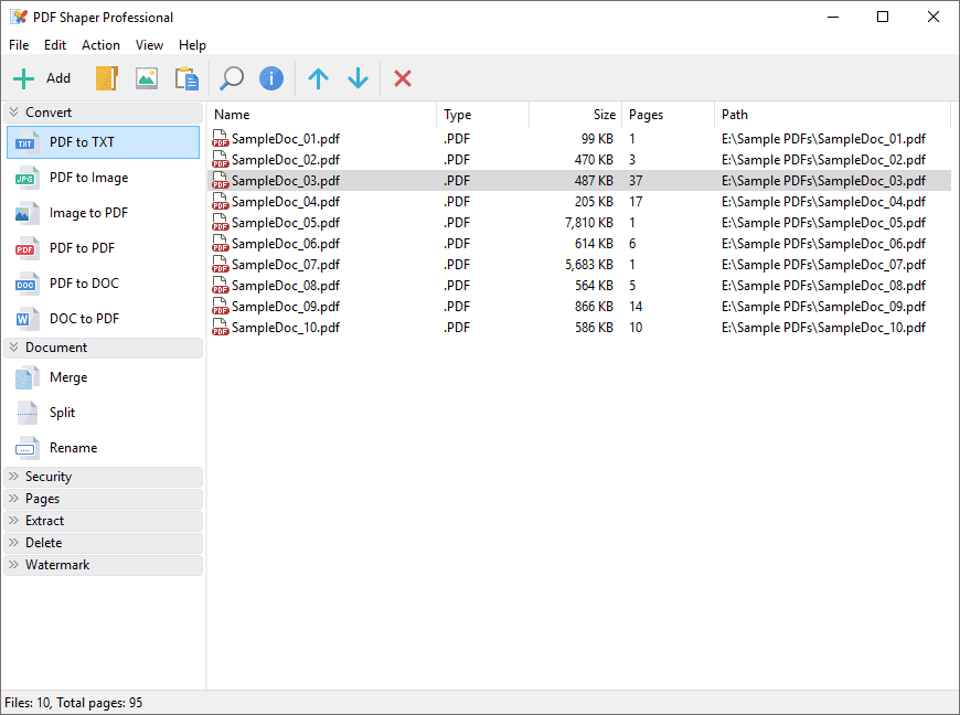 ภาพประกอบการใช้งานโปรแกรม PDF Shaper Ultimate 15.6 ลำดับที่ 2