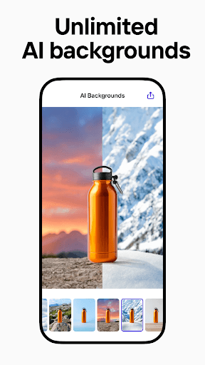 หน้าจอการใช้งานของโปรแกรม PhotoRoom Pro v2026.27.02 (MOD APK)