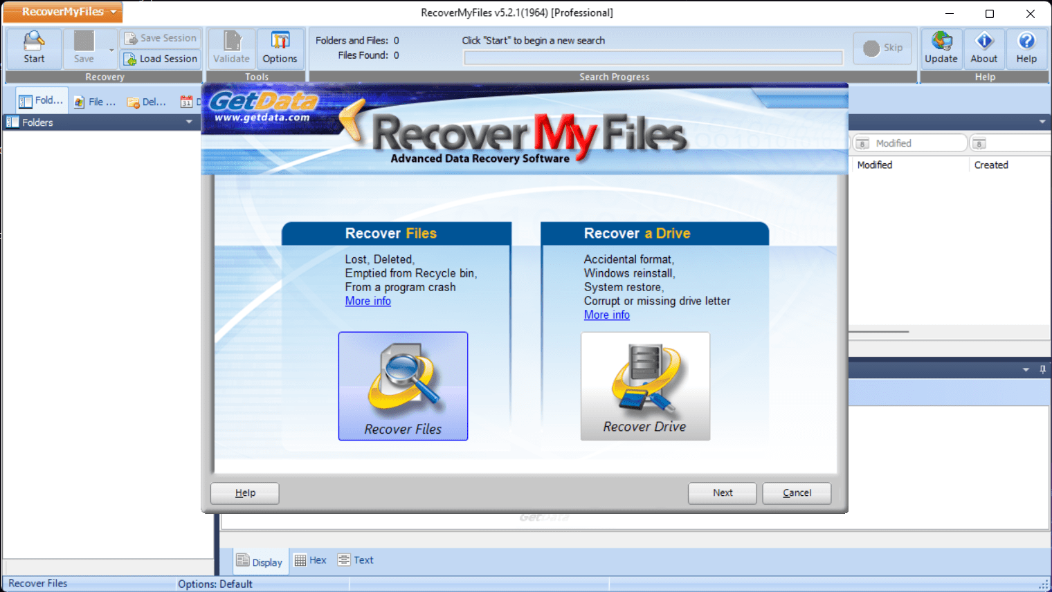 ภาพปกของ Recover My Files 5.2.1.1964