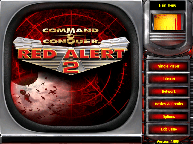 หน้าจอการใช้งานของโปรแกรม Red Alert 2: Yuri's Revenge