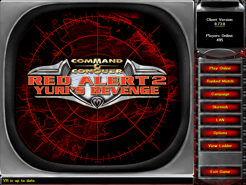 หน้าจอการใช้งานของโปรแกรม Red Alert 2: Yuri's Revenge
