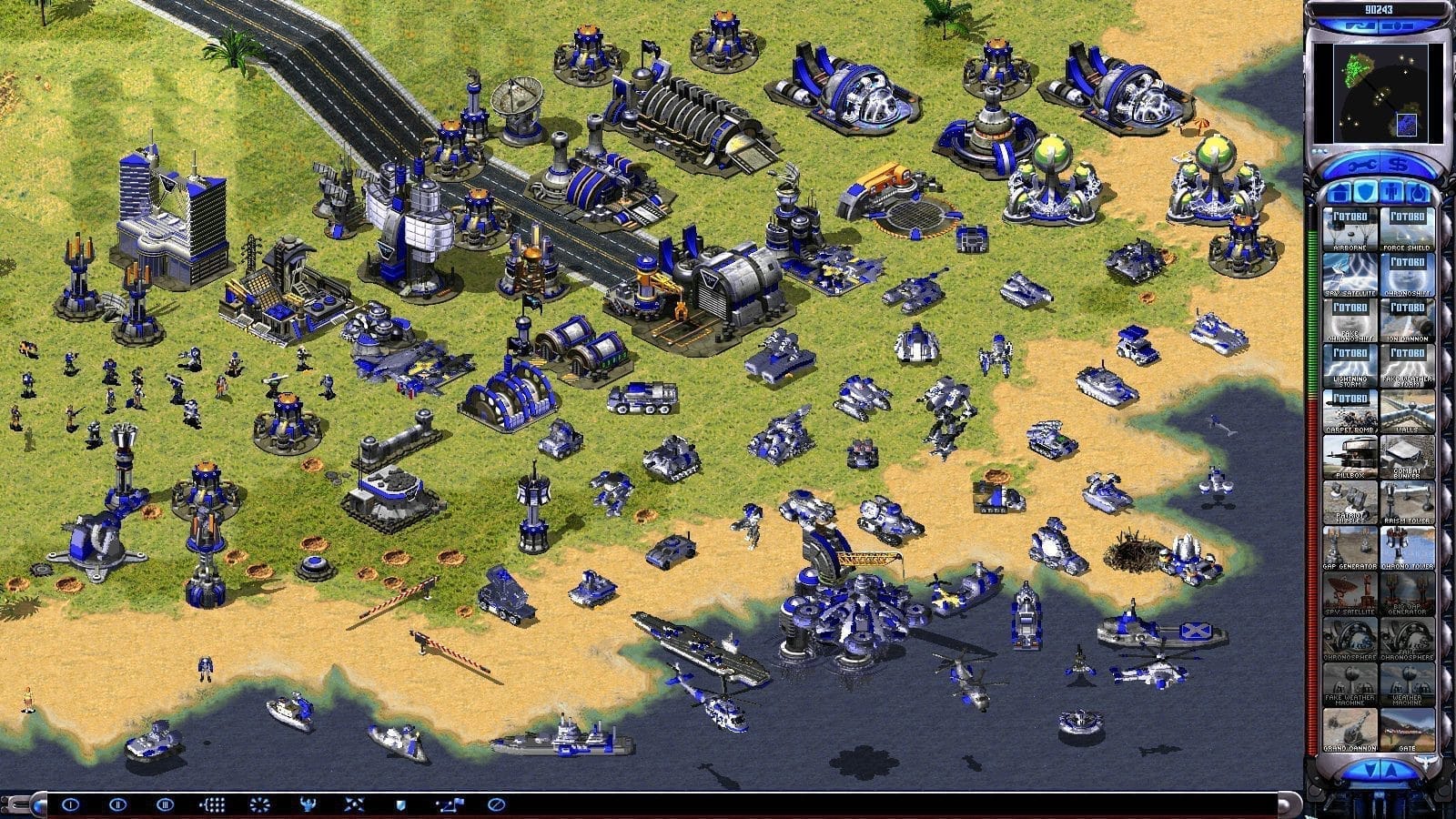 หน้าจอการใช้งานของโปรแกรม Red Alert 2: Yuri's Revenge