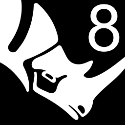 Rhinoceros 3D 8.34 ภาพหน้าจอโปรแกรม Rhinoceros 3D 8.34