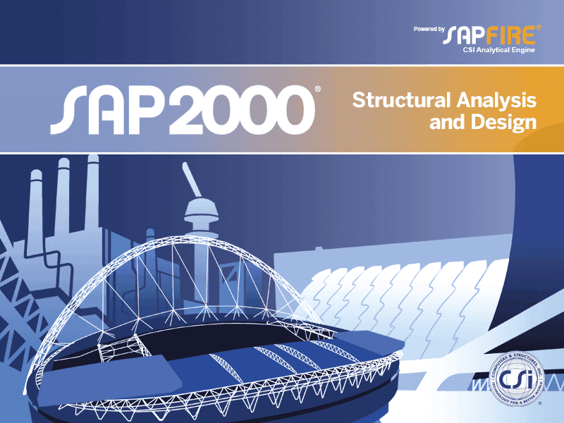 หน้าจอการใช้งานของโปรแกรม SAP2000 v26.3