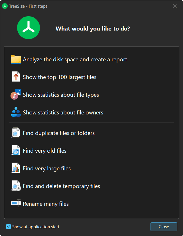 ภาพประกอบการใช้งานโปรแกรม TreeSize Pro 9.8.2.2303 ลำดับที่ 2