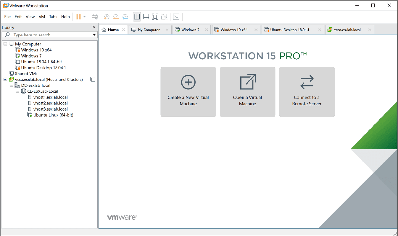 ภาพประกอบการใช้งานโปรแกรม VMware Workstation Pro 15.5.7 [Full] ลำดับที่ 2