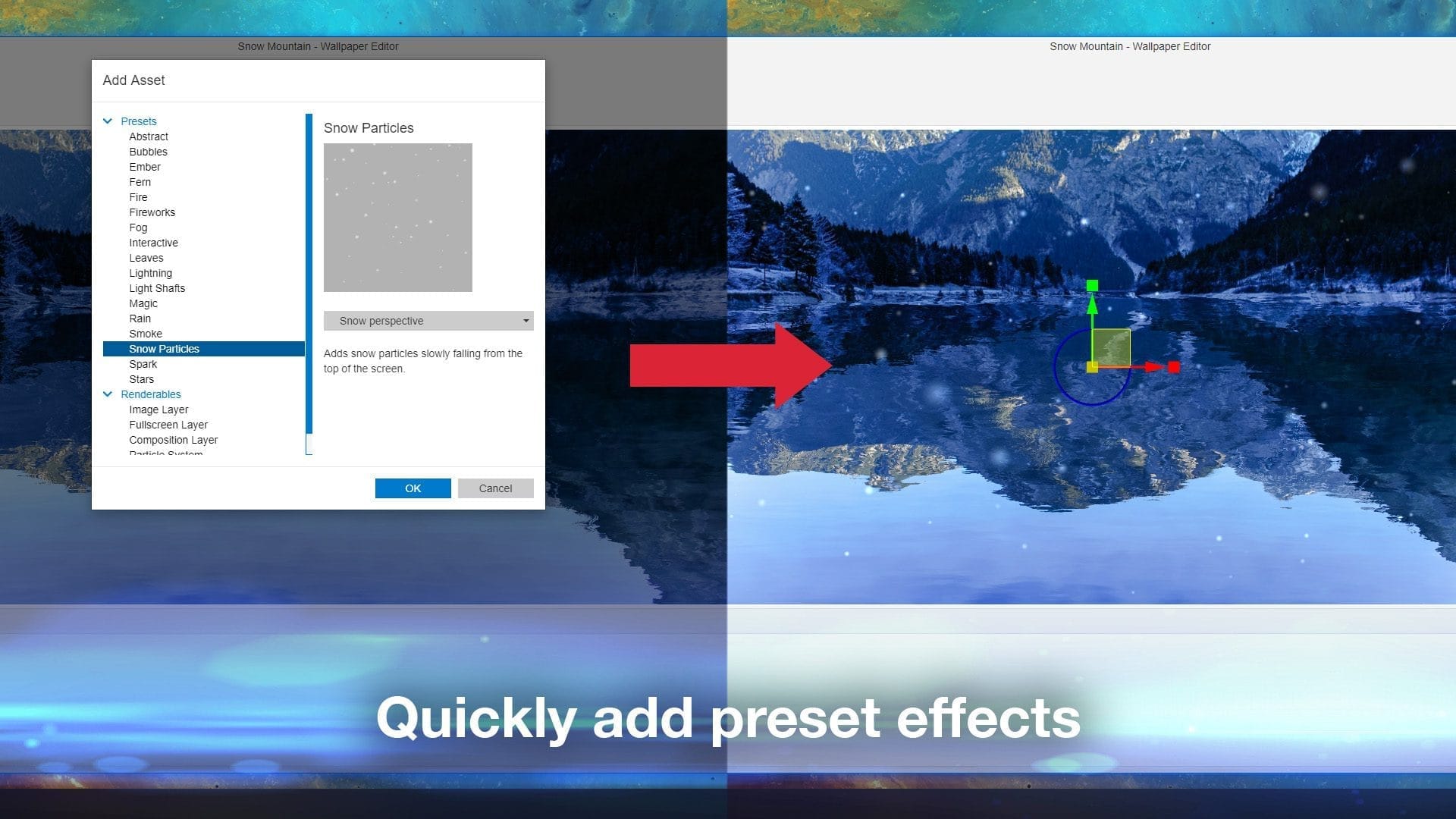 หน้าจอการใช้งานของโปรแกรม Wallpaper Engine 2.5.7